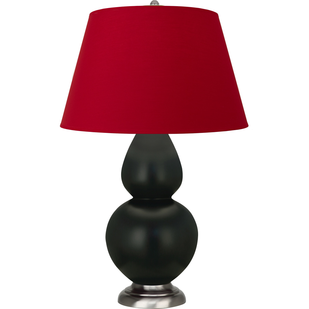 Matte Obsidian Double Gourd Table Lamp