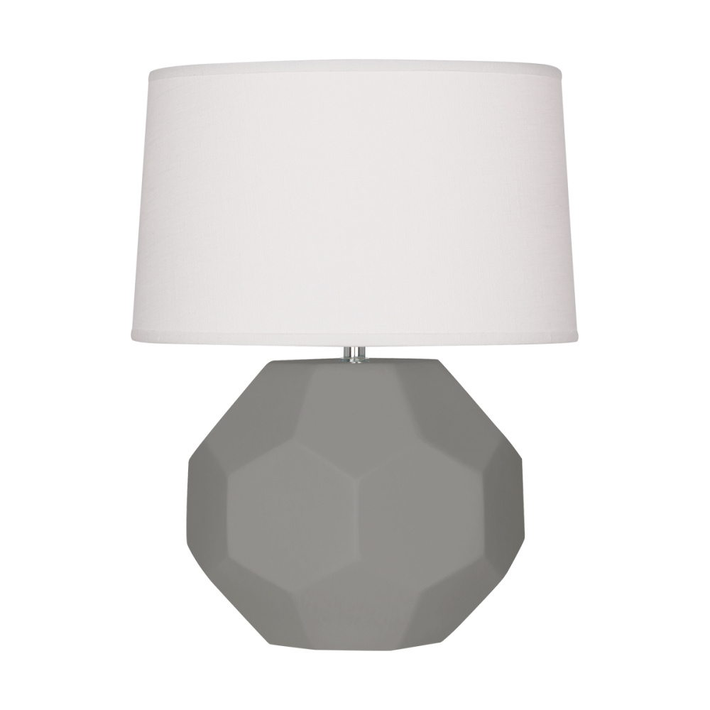 Matte Smokey Taupe Small Franklin Accent Lamp