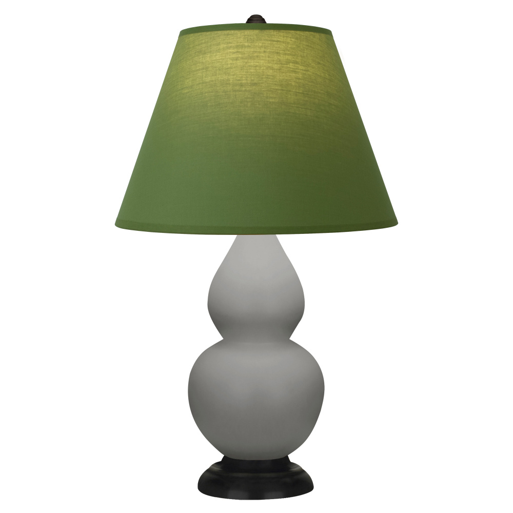 Matte Smokey Taupe Small Double Gourd Accent Lamp