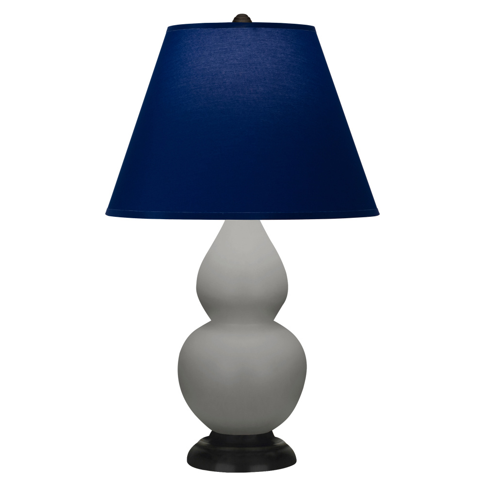 Matte Smokey Taupe Small Double Gourd Accent Lamp