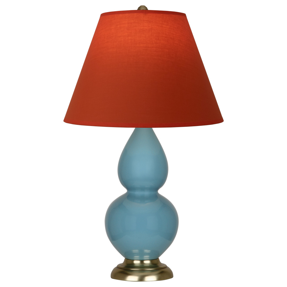 Steel Blue Small Double Gourd Accent Lamp