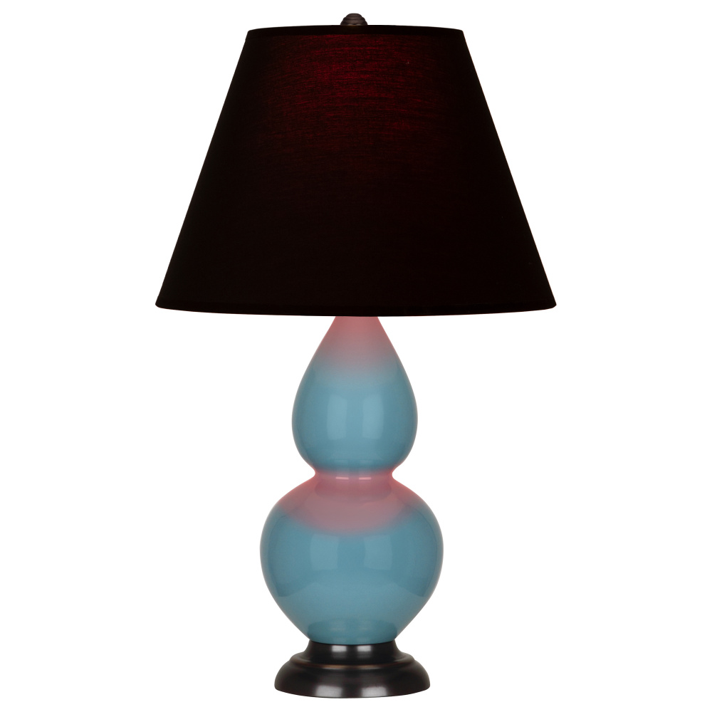 Steel Blue Small Double Gourd Accent Lamp