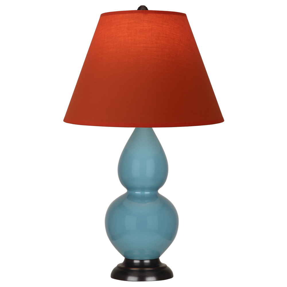 Steel Blue Small Double Gourd Accent Lamp