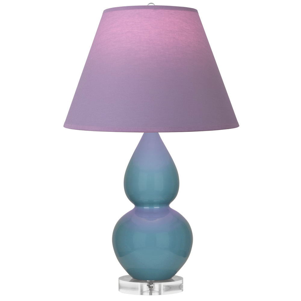 Steel Blue Small Double Gourd Accent Lamp