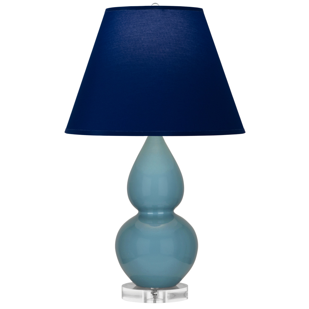 Steel Blue Small Double Gourd Accent Lamp