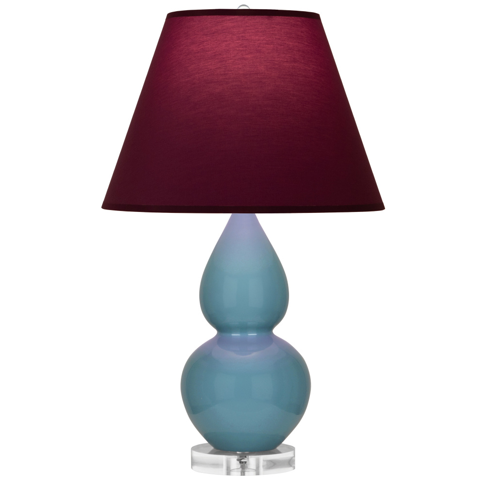 Steel Blue Small Double Gourd Accent Lamp