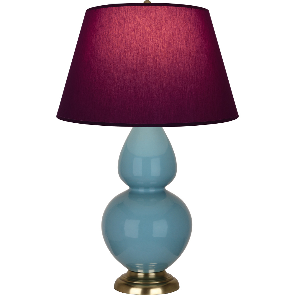 Steel Blue Double Gourd Table Lamp