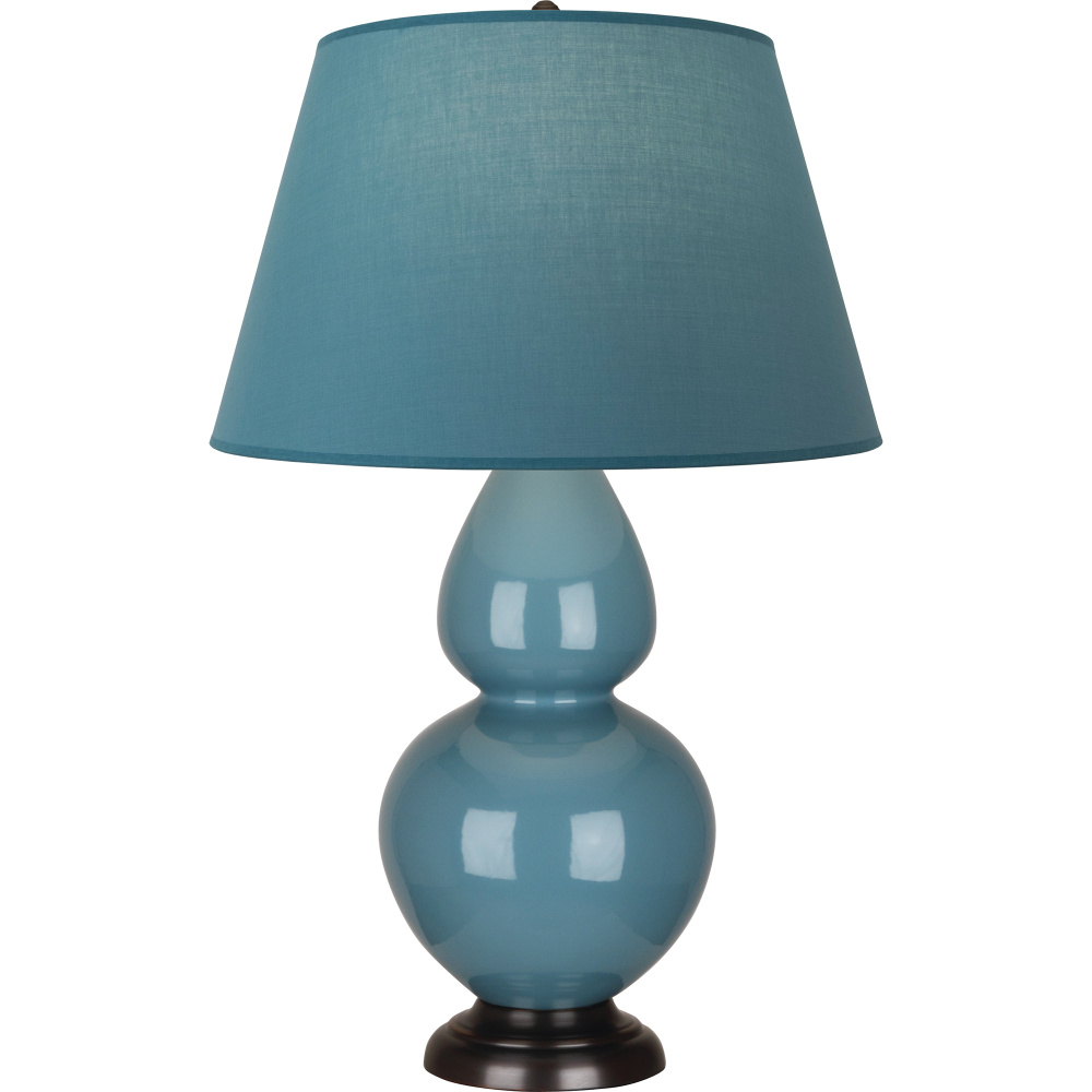 Steel Blue Double Gourd Table Lamp