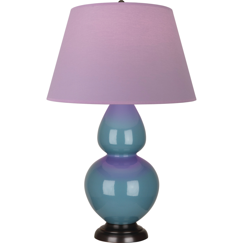 Steel Blue Double Gourd Table Lamp