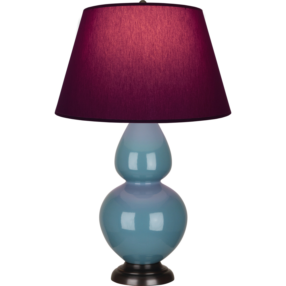 Steel Blue Double Gourd Table Lamp