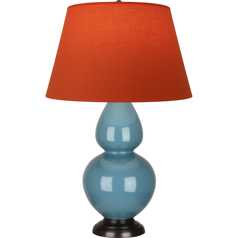 Steel Blue Double Gourd Table Lamp