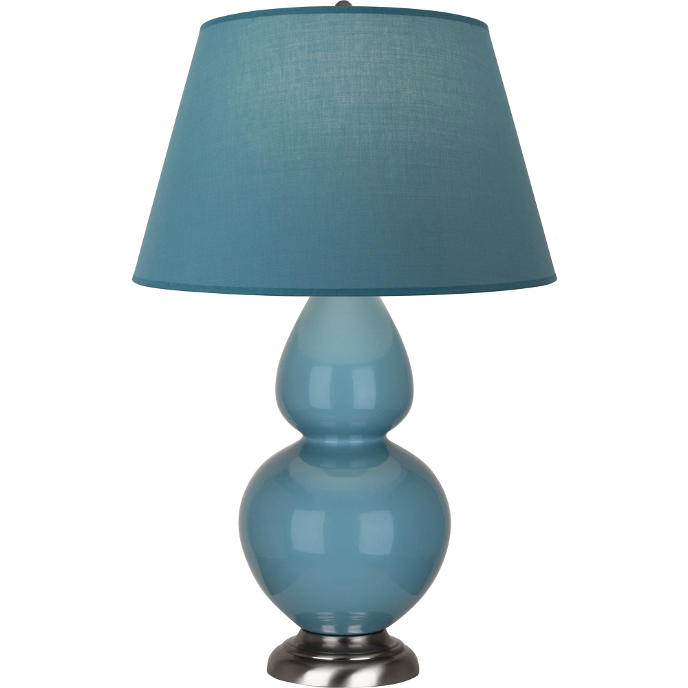 Steel Blue Double Gourd Table Lamp