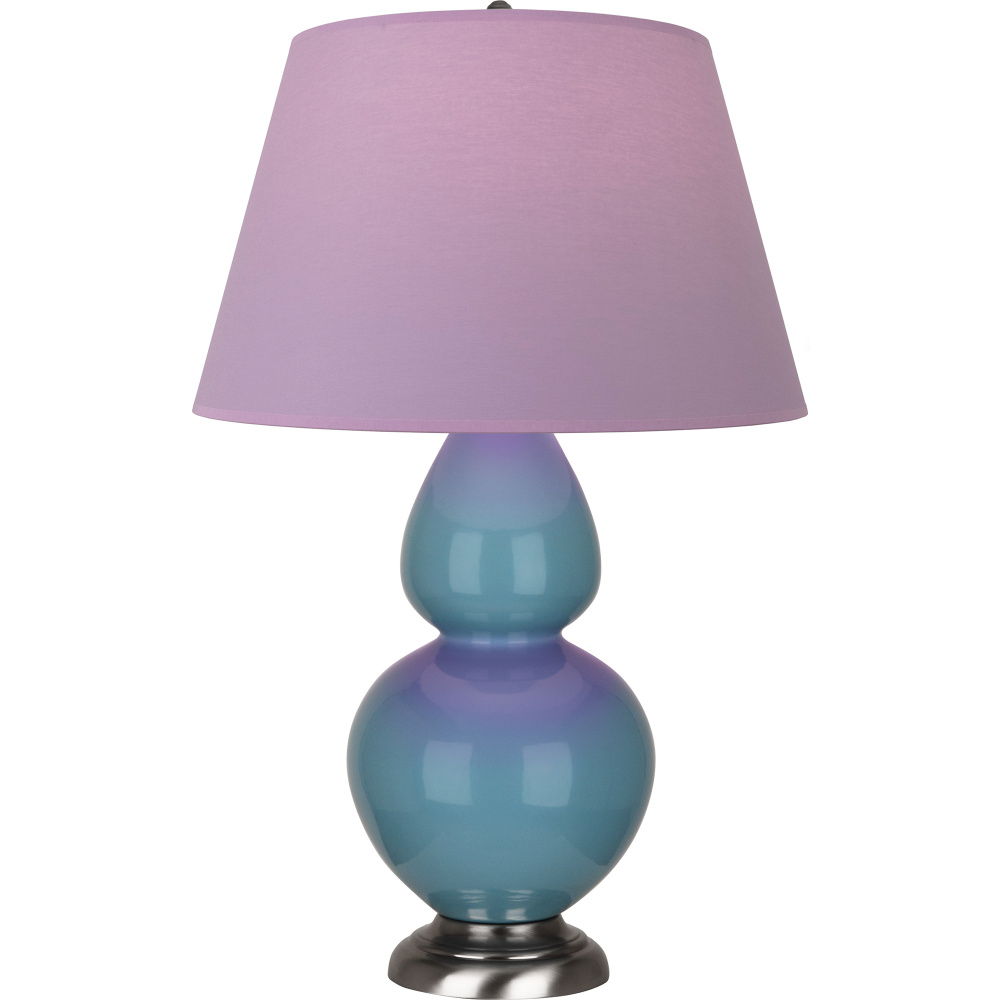 Steel Blue Double Gourd Table Lamp