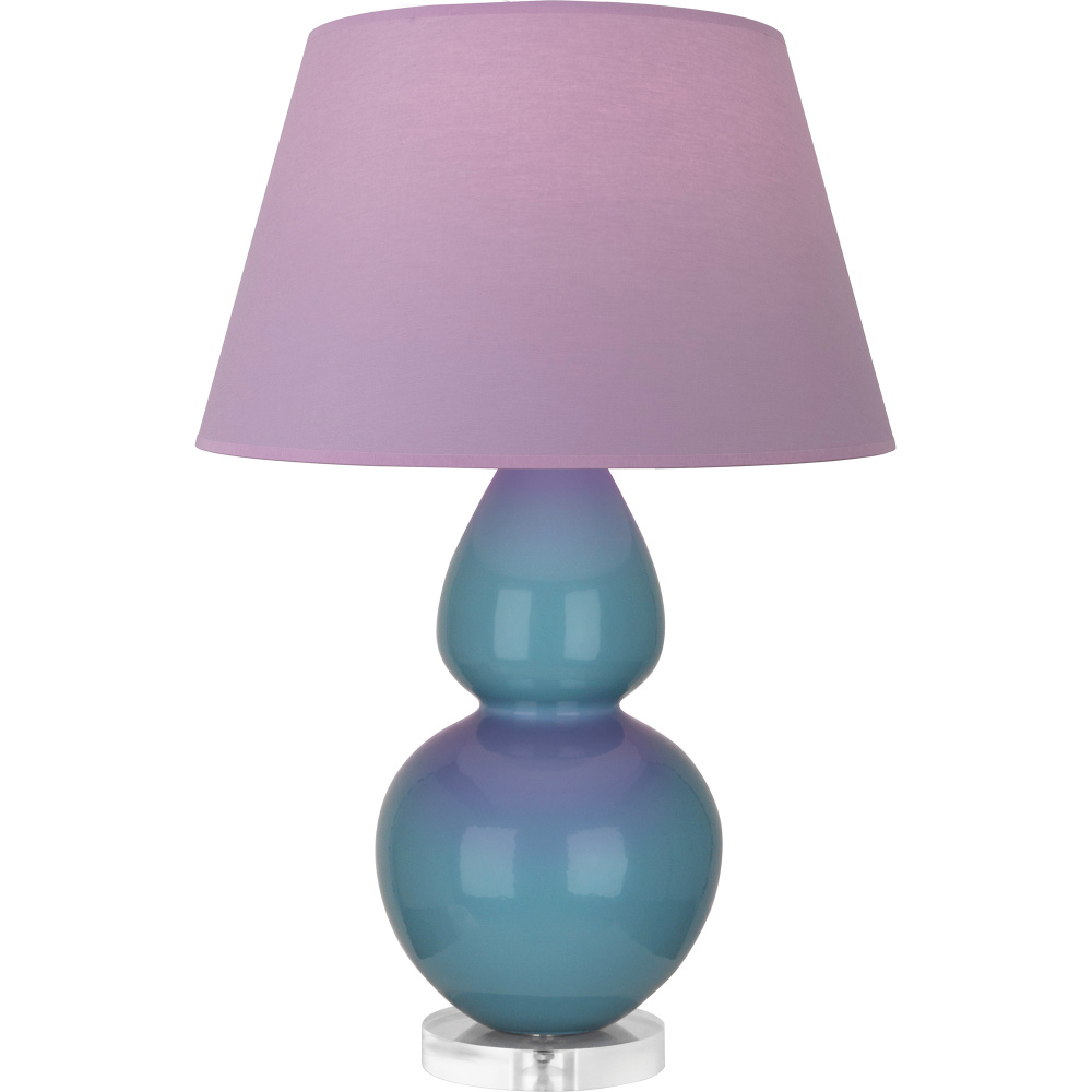Steel Blue Double Gourd Table Lamp