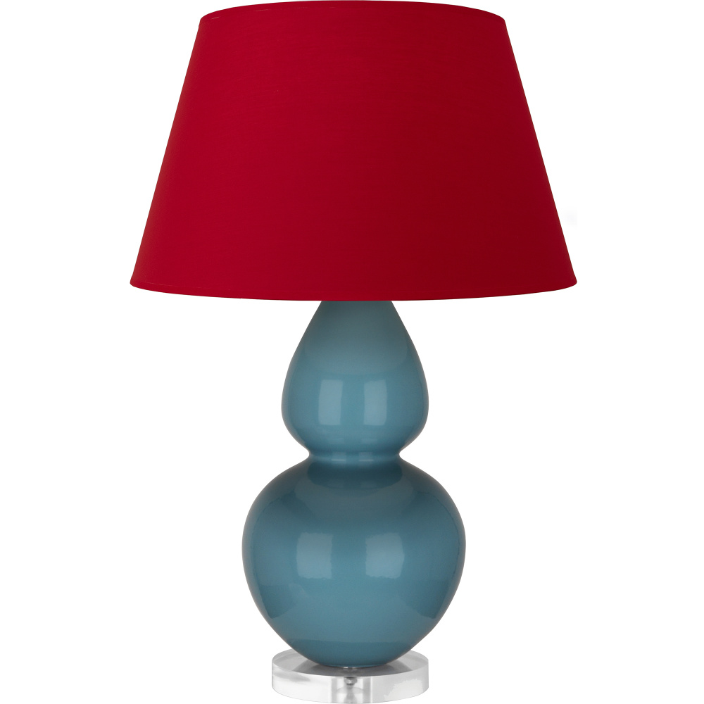 Steel Blue Double Gourd Table Lamp