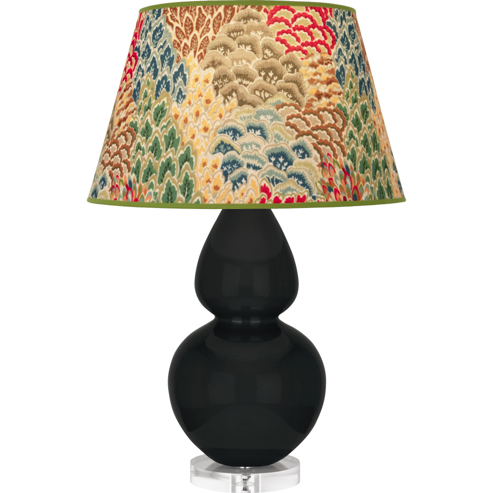 Obsidian Double Gourd Table Lamp
