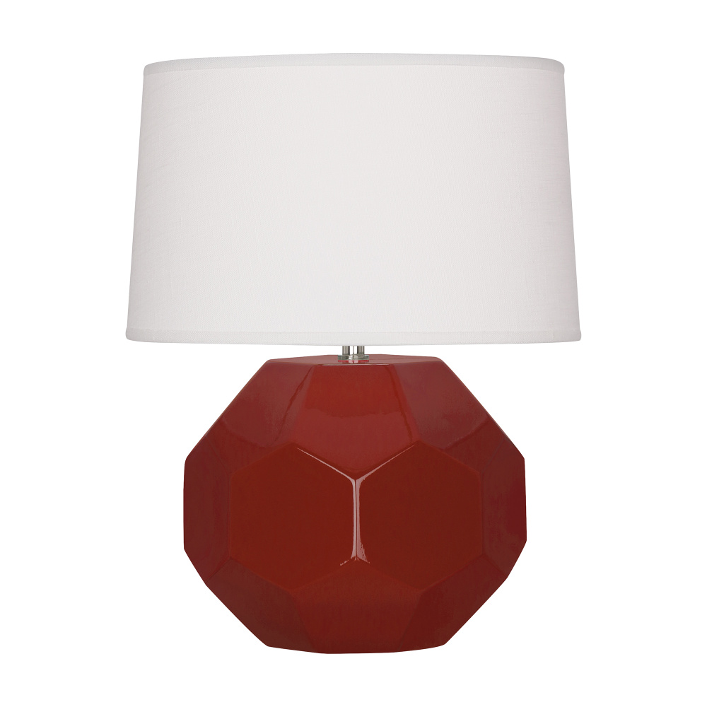 Oxblood Small Franklin Accent Lamp