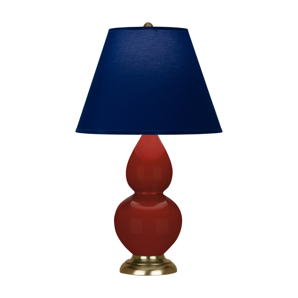 Oxblood Small Double Gourd Accent Lamp