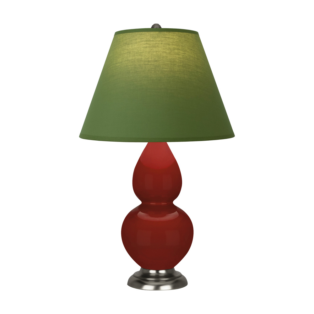 Oxblood Small Double Gourd Accent Lamp