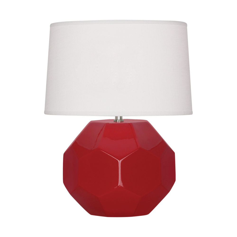 Ruby Red Small Franklin Accent Lamp