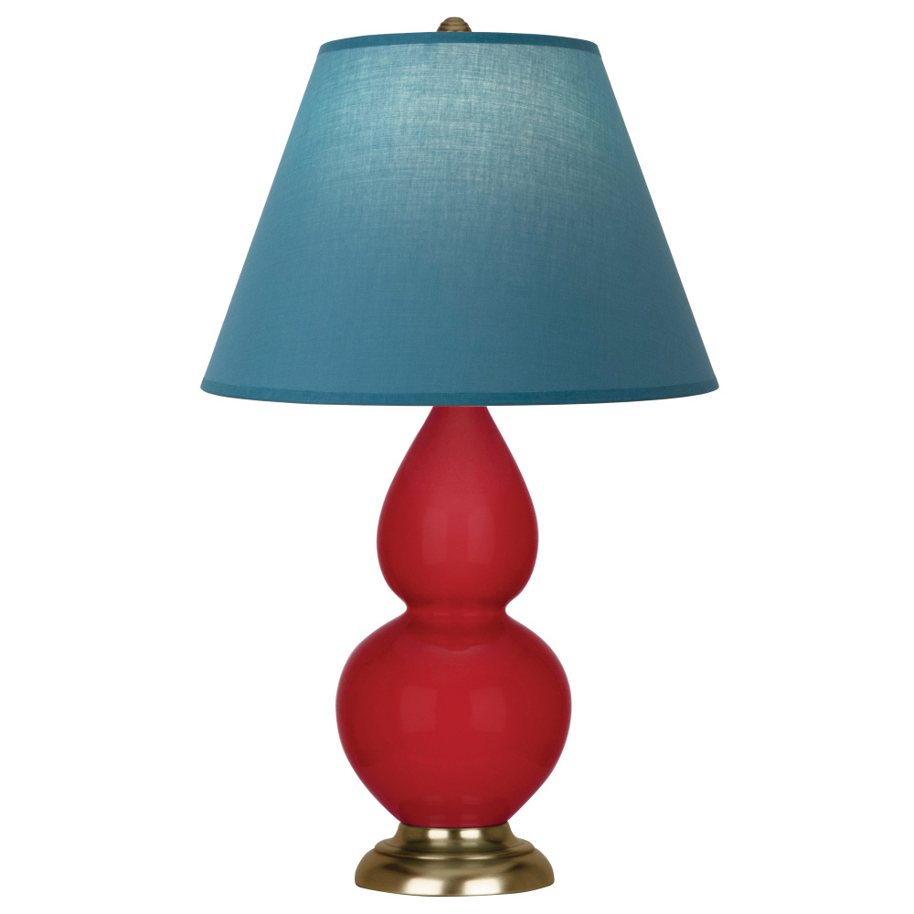 Ruby Red Small Double Gourd Accent Lamp