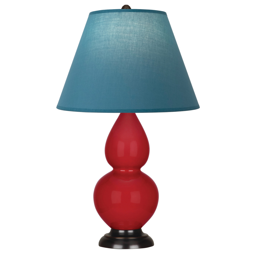 Ruby Red Small Double Gourd Accent Lamp