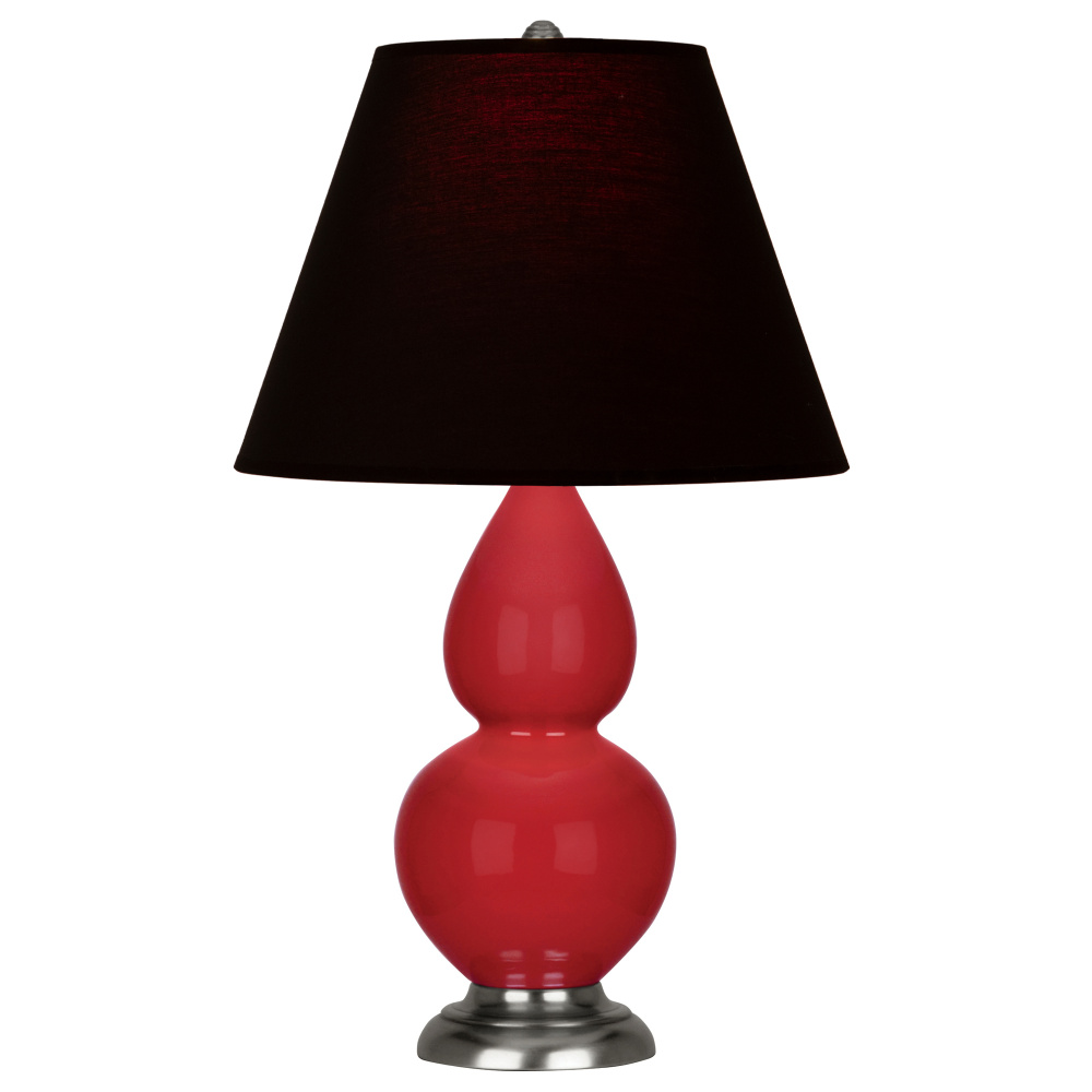 Ruby Red Small Double Gourd Accent Lamp