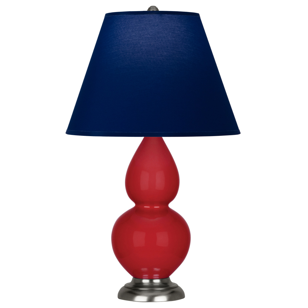 Ruby Red Small Double Gourd Accent Lamp
