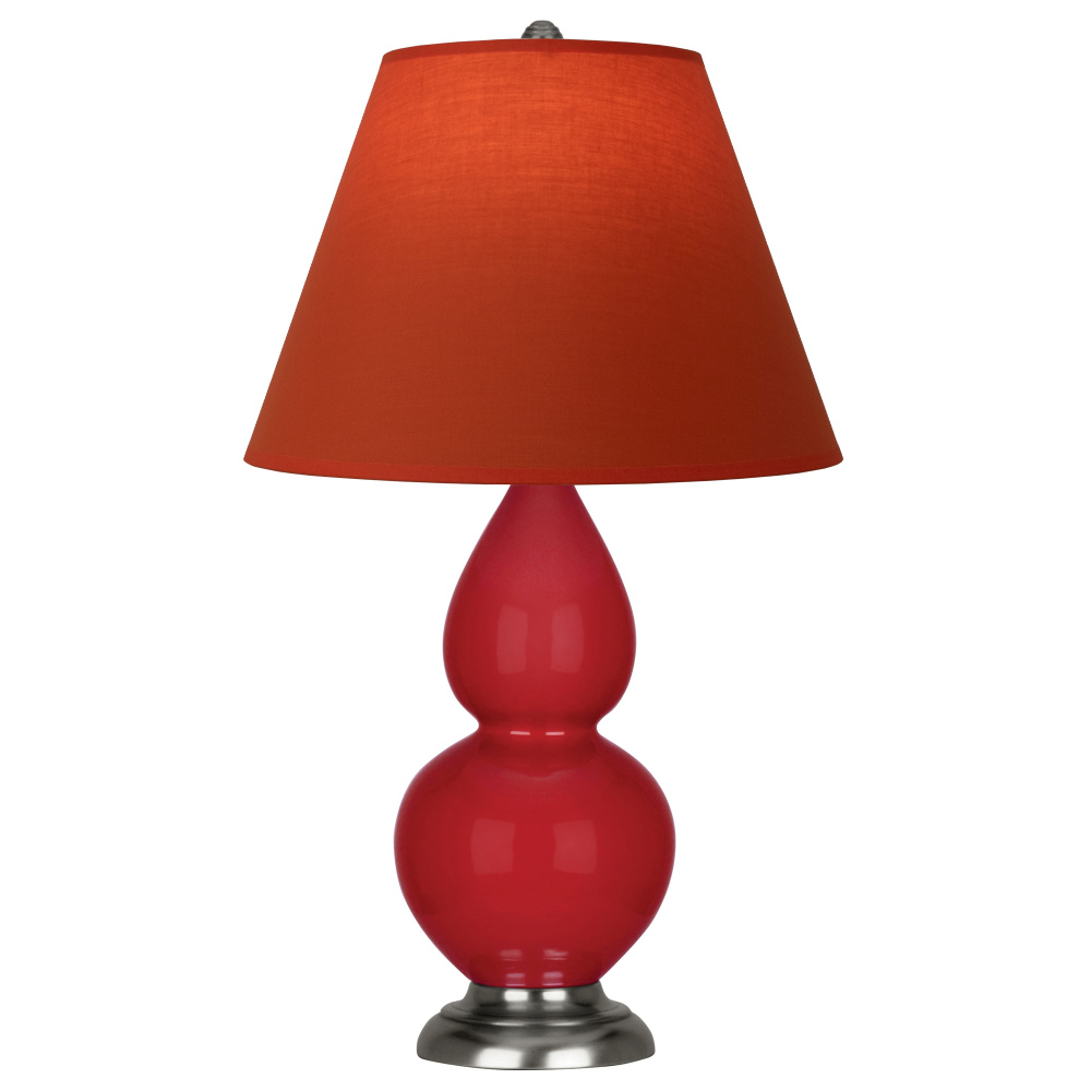 Ruby Red Small Double Gourd Accent Lamp