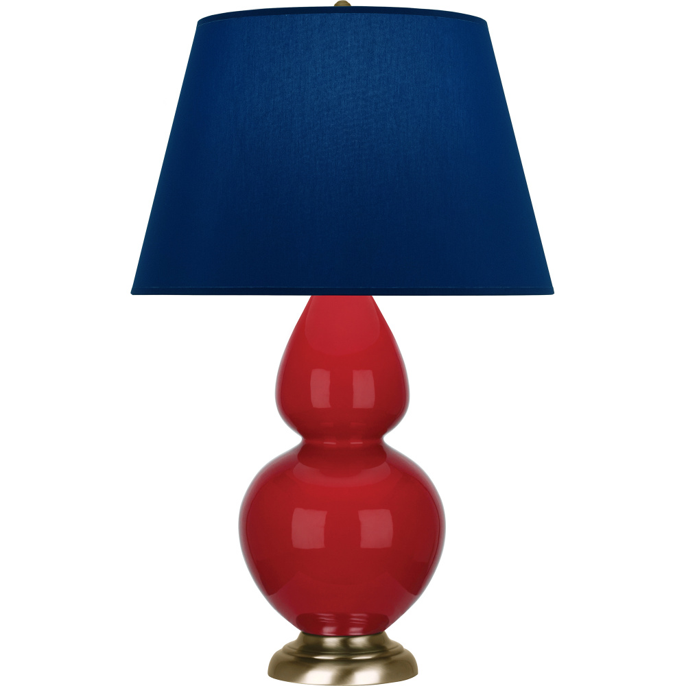 Ruby Red Double Gourd Table Lamp