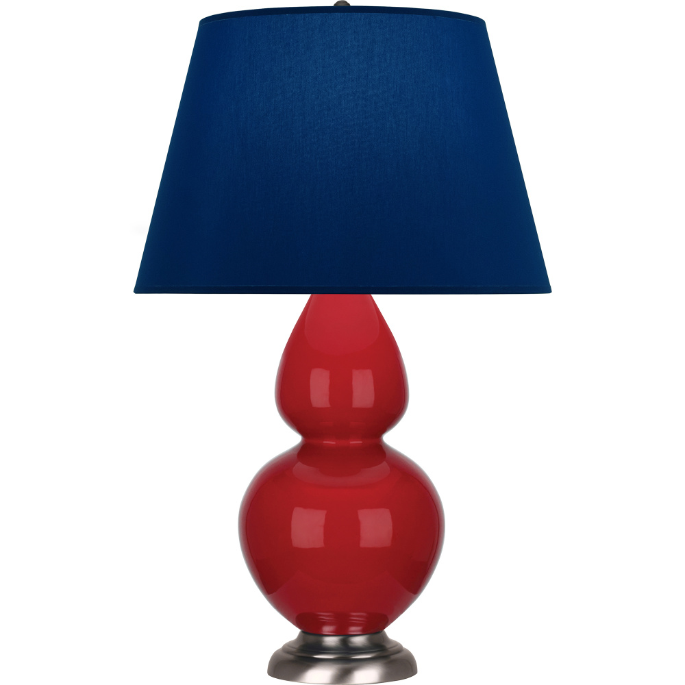 Ruby Red Double Gourd Table Lamp