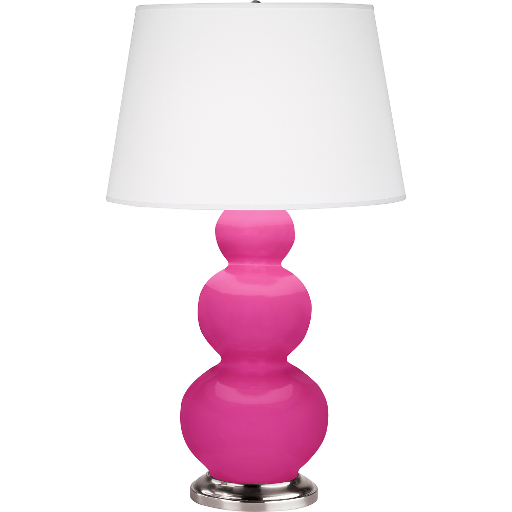 Razzle Rose Triple Gourd Table Lamp