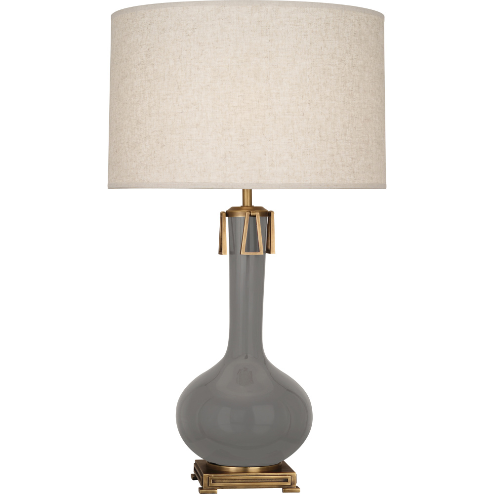 Smokey Taupe Athena Table Lamp