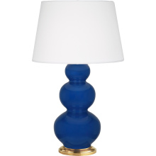 Robert Abbey CT40X - Cobalt Triple Gourd Table Lamp