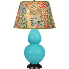 Robert Abbey EB21F - Egg Blue Double Gourd Table Lamp