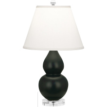 Robert Abbey MOS53 - Matte Obsidian Small Double Gourd Accent Lamp