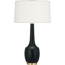 Robert Abbey MOS70 - Matte Obsidian Delilah Table Lamp