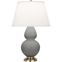 Robert Abbey MST55 - Matte Smokey Taupe Double Gourd Table Lamp
