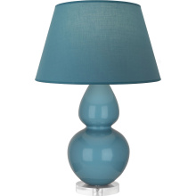Robert Abbey OB23B - Steel Blue Double Gourd Table Lamp