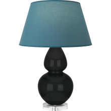 Robert Abbey OS23B - Obsidian Double Gourd Table Lamp