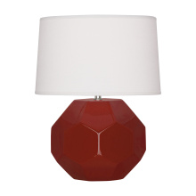Robert Abbey OX02 - Oxblood Small Franklin Accent Lamp