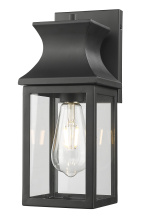 Acclaim Lighting 1021BK - 14.25 in. 1-Light Matte Black Outdoor Wall Lantern With Clear Glass Panes