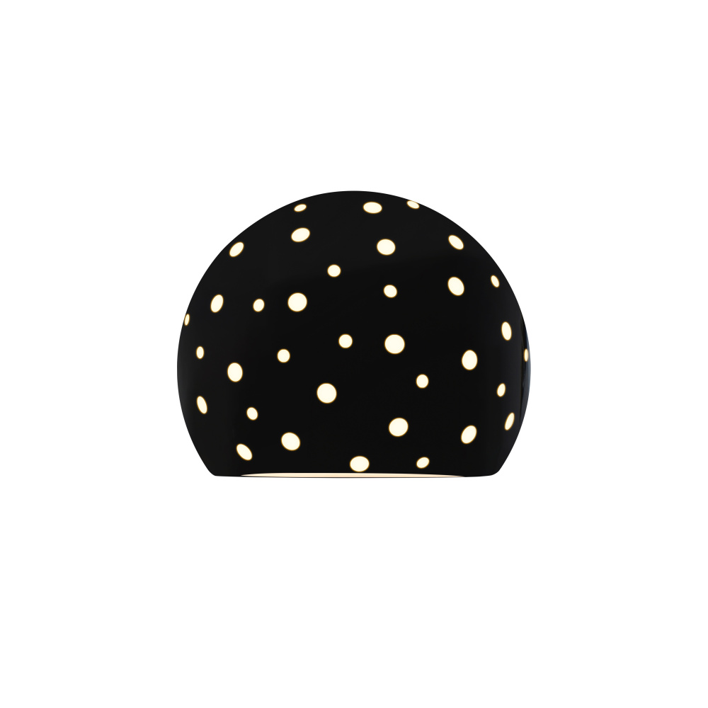 Perforated Globe ADA Wall Sconce