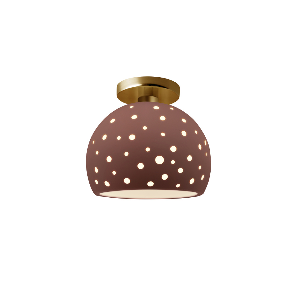 Perforated Small Globe Semi-Flush