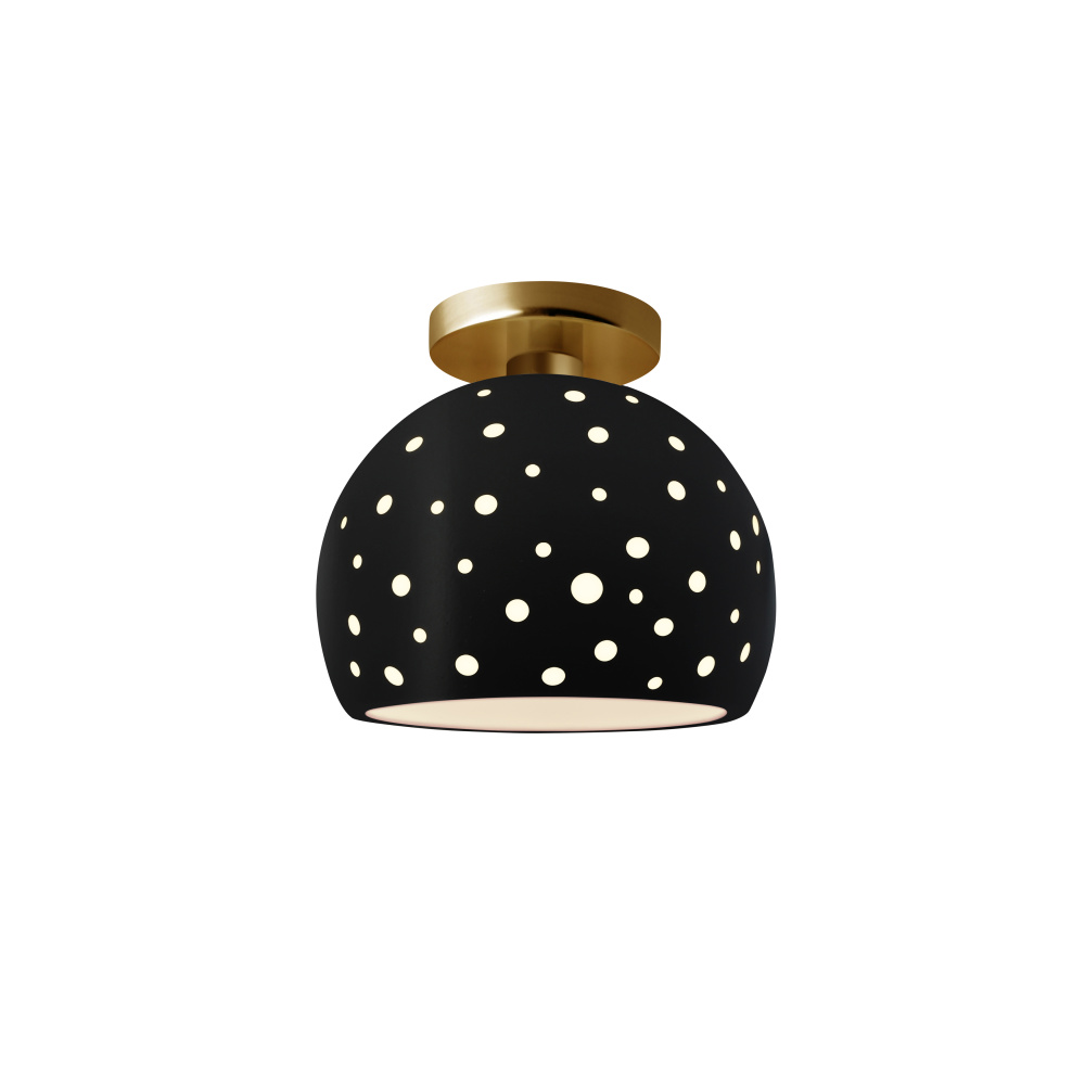 Perforated Small Globe Semi-Flush