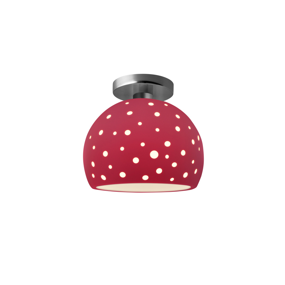 Perforated Small Globe Semi-Flush