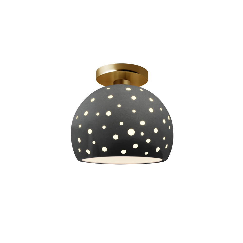 Perforated Small Globe Semi-Flush