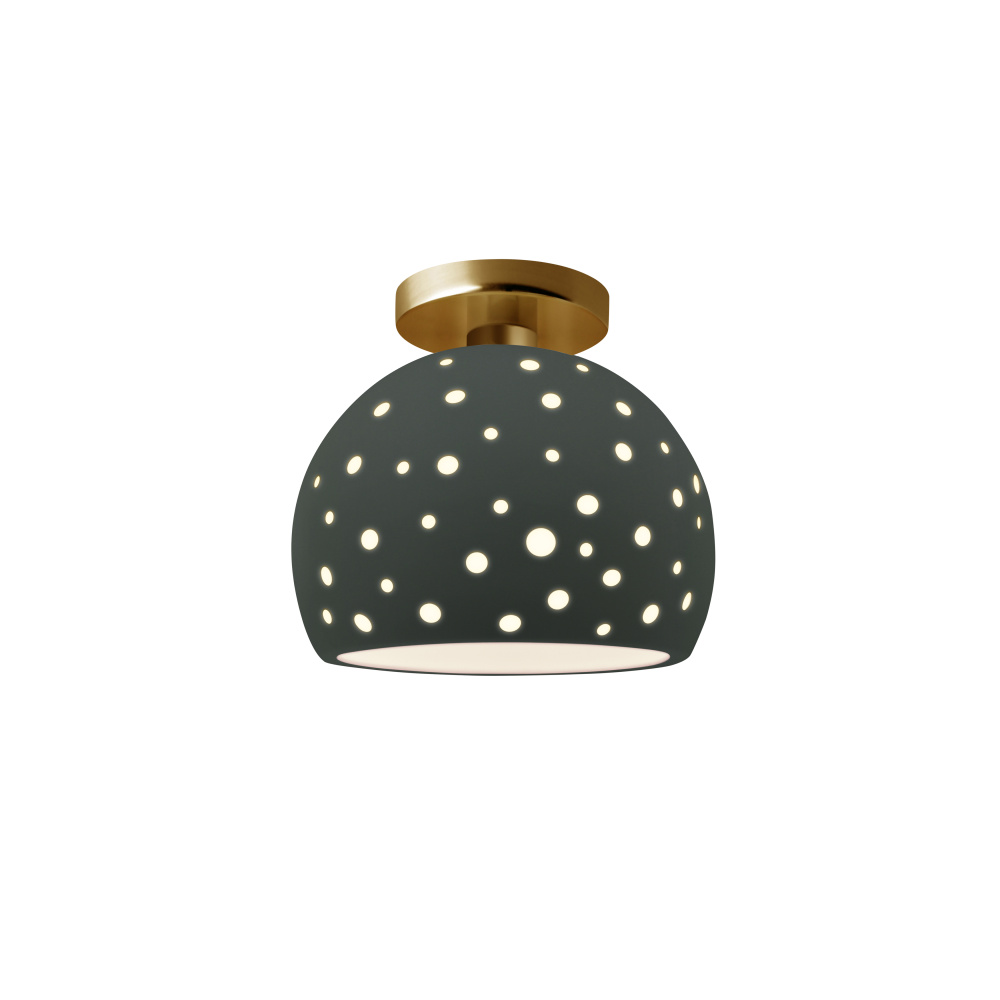 Perforated Small Globe Semi-Flush