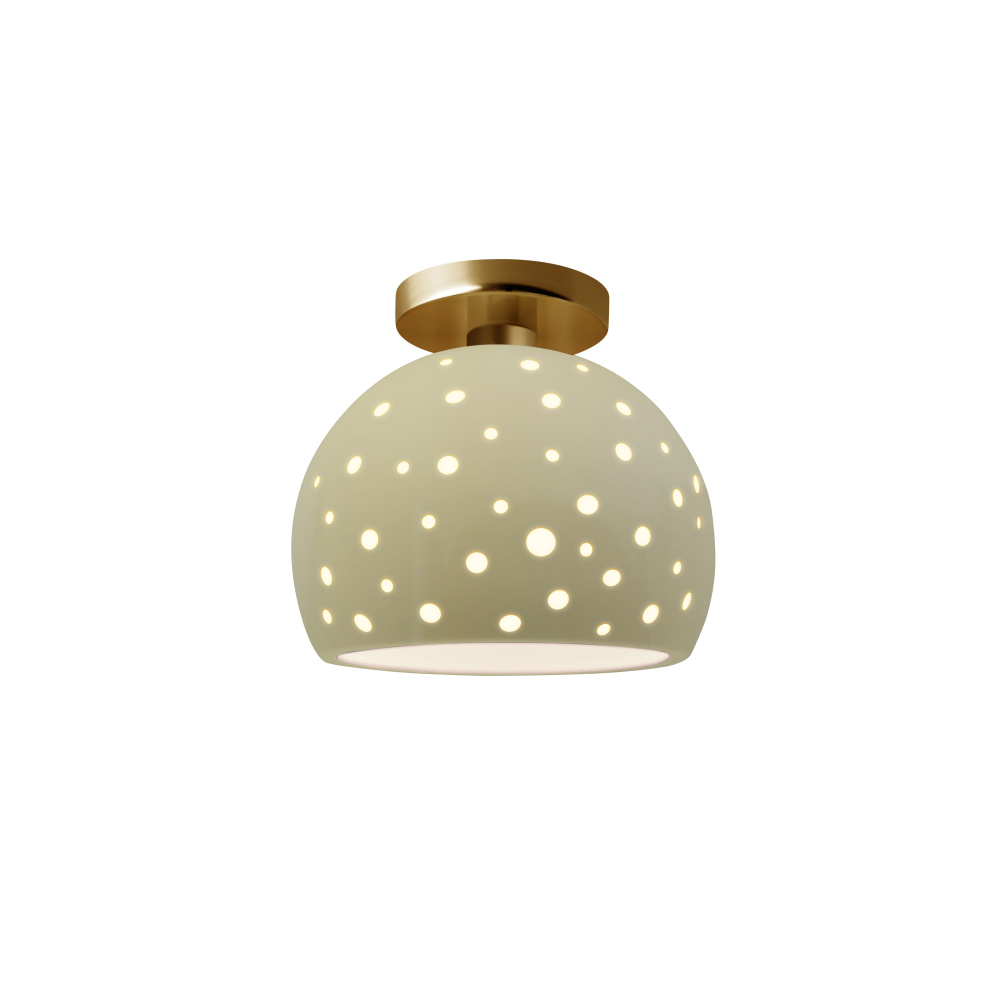 Perforated Small Globe Semi-Flush