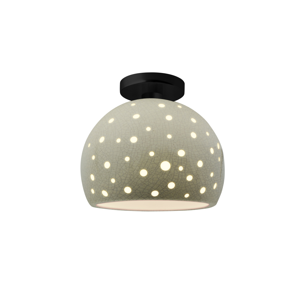 Perforated Medium Globe Semi-Flush